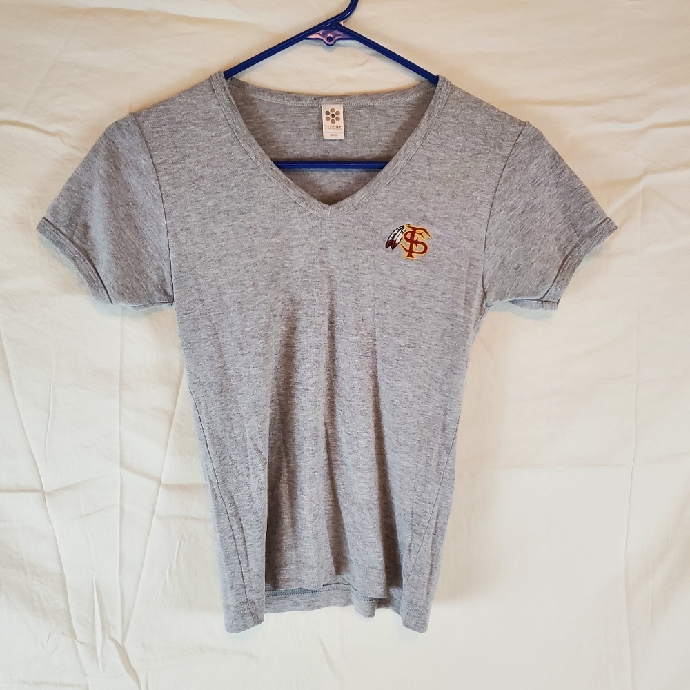 Womens FSU V Neck Tee Shirt Size Med